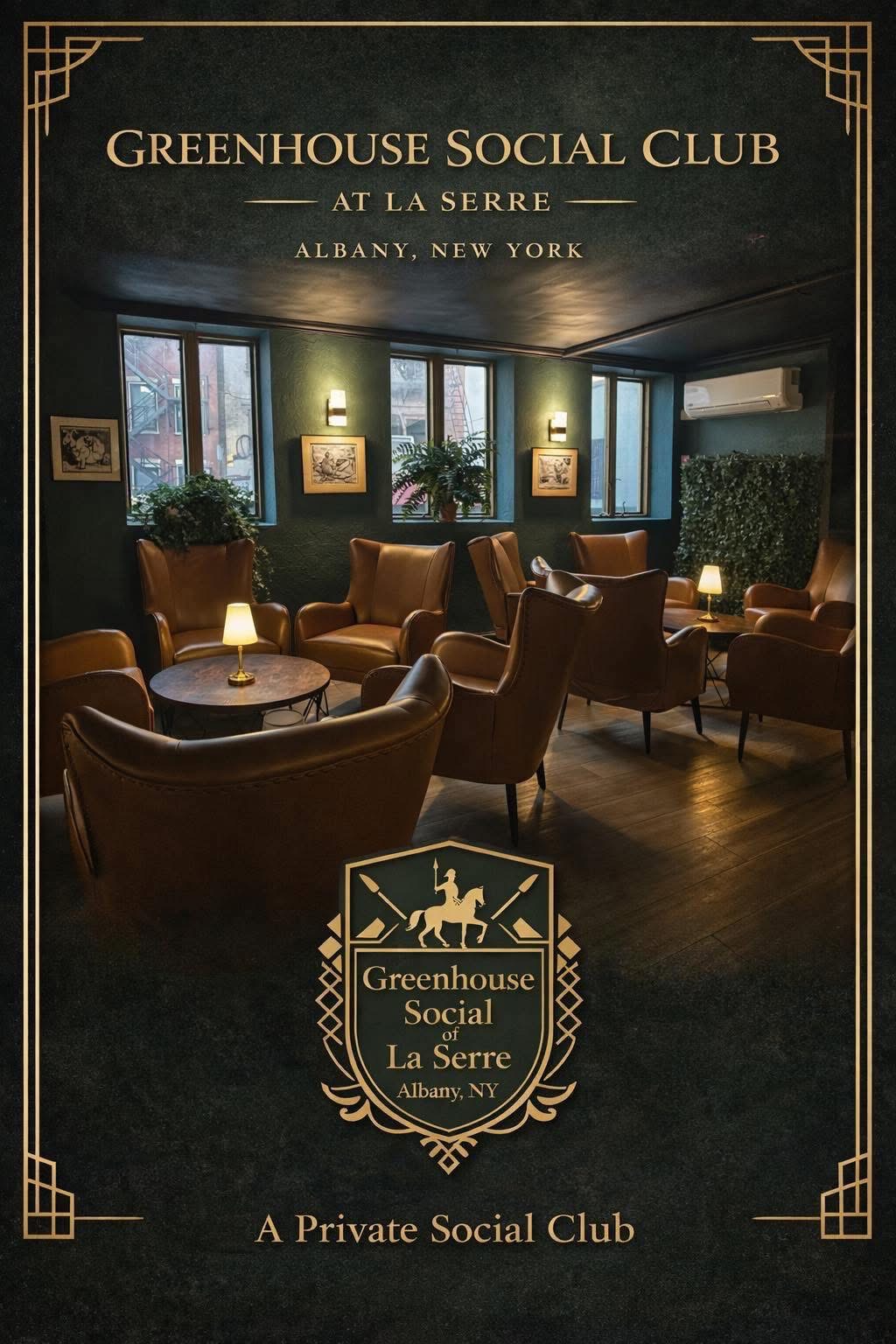 The lounge at Greenhouse Social Club